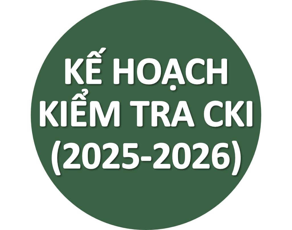 Kế hoạch kiểm tra cuối kỳ I (2025-2026)